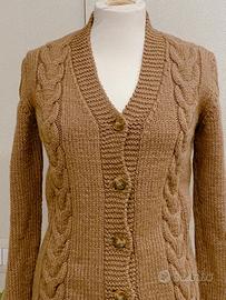 Maglione fatto a mano in 100% Lana di cammello S