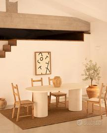 Tavolo in microcemento DECOWOOD