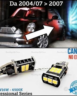 2 lampadine Retromarcia T15 LED Mini Cooper 6500K