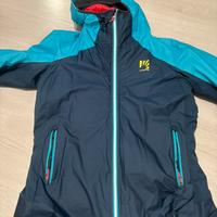 Karpos giacca donna taglia M azzurra e fucsia