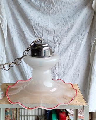 Lampadario paralume a campanella