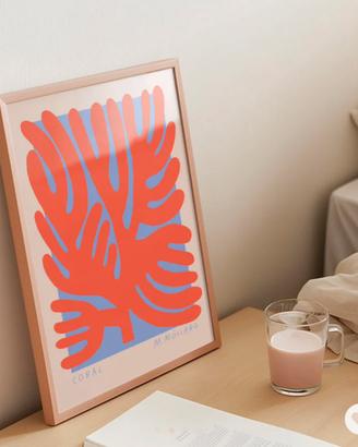 Poster Coral – M. Möllard | Stampa artistica 50x70