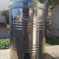 Contenitore acciaio inox per olio