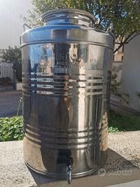 Contenitore acciaio inox per olio
