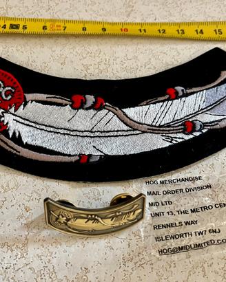 Harley davidson patch e spilla HOG 2005