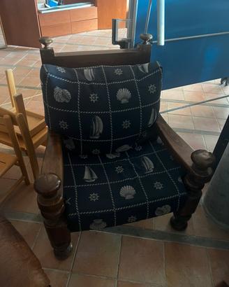 Poltrona legno massello