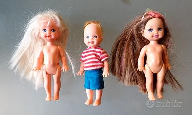 Mattel Barbie lotto Baby Shelly Tommy vintage