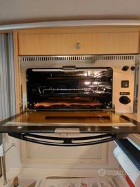 fornetto scaldavivande a gas da incasso per camper