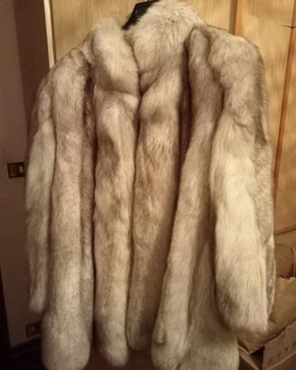 Pelliccia volpe bianca