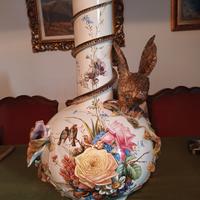 Grande vaso in porcellana stile Meissen 