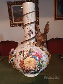 Grande vaso in porcellana stile Meissen 