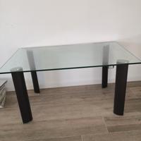 tavolo vetro trasparente 