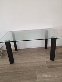 tavolo vetro trasparente 