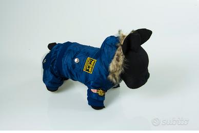 Tuta invernale cane aviatore blu S/M NUOVA