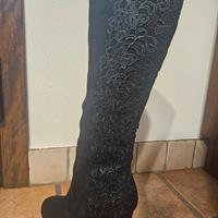 stivali nero laura biagiotti