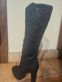 stivali nero laura biagiotti