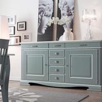 CREDENZA DESIGN CLASSICO IN LEGNO MASSELLO