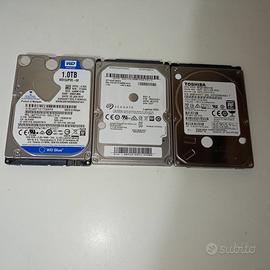 3 hard disk da 1 tb  2,5 pollici perfetti