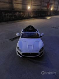 Maserati elettrica 12V giocattolo - bianca