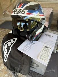 HJC F31 JET FIBRA + INTERPHONE ACTIVE TAGLIA L
