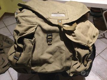Zaino e sacca militare