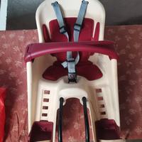 Seggiolino anteriore bici con parabrezza