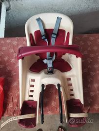 Seggiolino anteriore bici con parabrezza