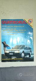 Rivista Quattroruote ottobre 1988