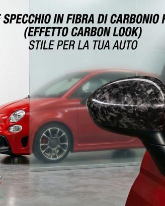 Calotte Specchietto Effetto Carbon X Fiat 500/GP
