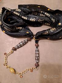 Collana con foulard