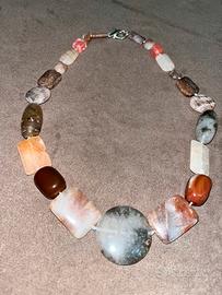 COLLANA DI AGATE IRREGOLARI