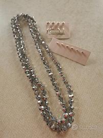 collana e 7 paia orecchini 