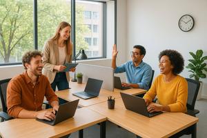 Ufficio coworking - condiviso