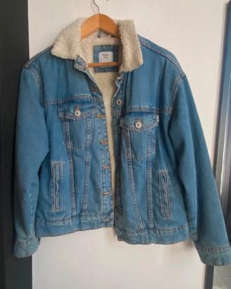 Giacca invernale di jeans bershka