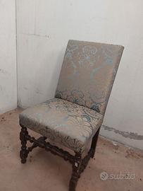 - SEDIA A ROCCHETTO D’ EPOCA 600,noce