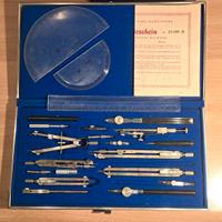 Set vintage compassi Original Richter Germania EST