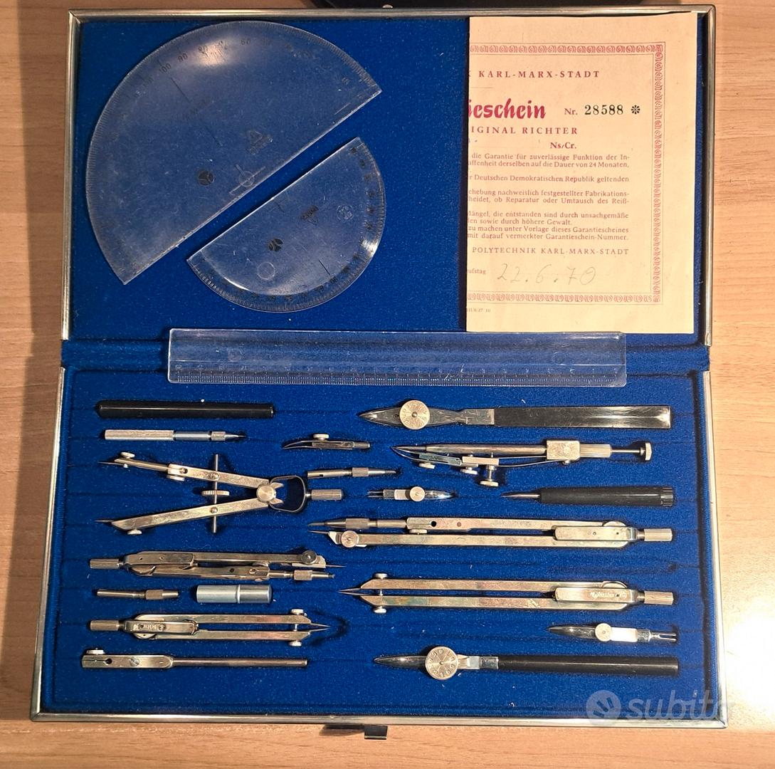 Set vintage compassi Original Richter Germania EST - Collezionismo In ...