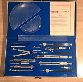 Set vintage compassi Original Richter Germania EST