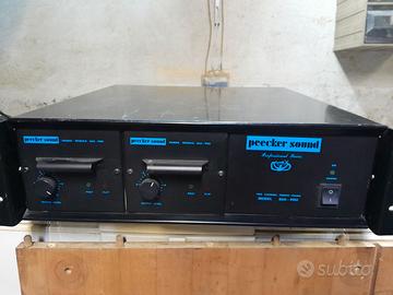 amplificatore finale potenza peecker sound pro800
