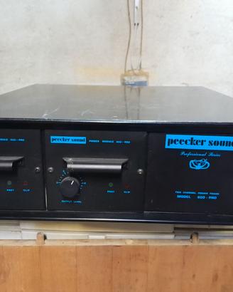 amplificatore finale potenza peecker sound pro800