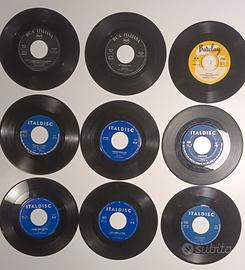 Nove 45giri Mina e altri