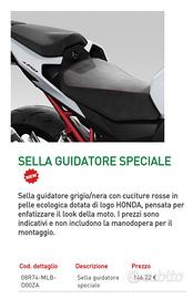 Sella special oroginale honda hornet 750