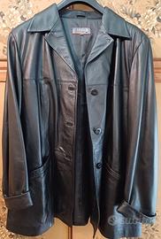 GIACCA GIUBBOTTO ELEGANTE DA DONNA IN PELLE XL