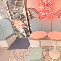 Divanetti Ecopelle Bar + Tavolini