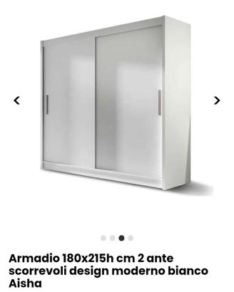 2 Armadi 180l 58p 215h Ante scorrevoli NUOVI