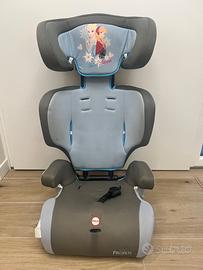 Seggiolino auto  alzata e schienale rimovibile