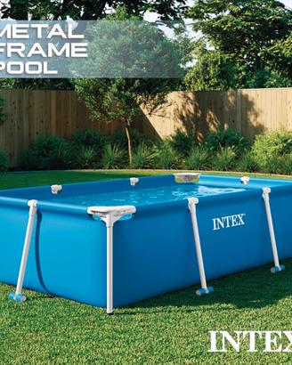 Piscina Intex misura 220x150x60cm POMPA FILTRO