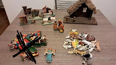 presepe statuine ,casette