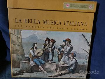 10 LP di musica italiana , varia , in cofanetto