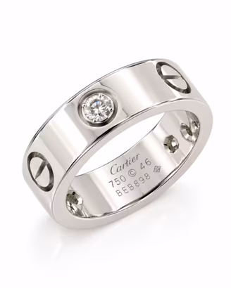 Anello Cartier Love con diamanti